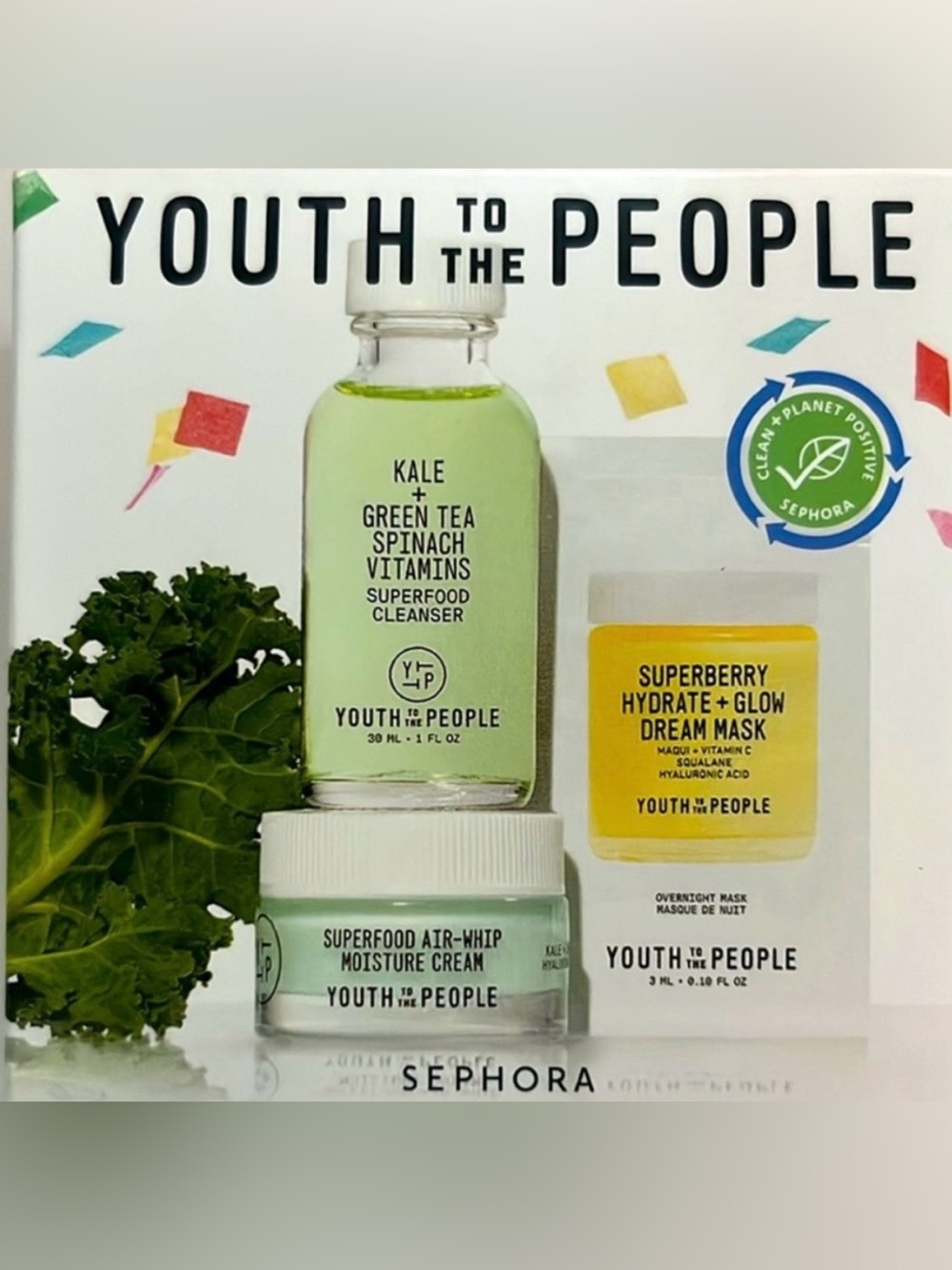 Youth To The People superfoods travel skin care set limited edition